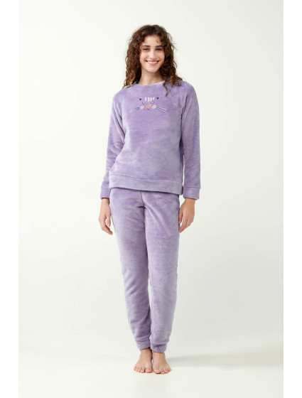 Vamp - Plyšové pyžamo Lavender Sweet Fleece 21306 - Vamp