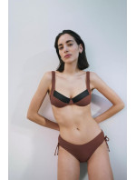 Dámské plavkové kalhotky Summer Glow Midi sd - BROWN - hnědé 6719 - TRIUMPH