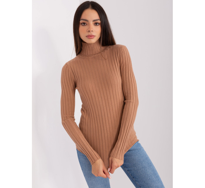 Sweter PM SW model 18900743 camelowy - FPrice