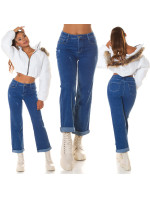 Sexy used look push up flarred jeans