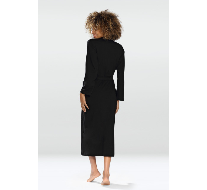 DKaren Housecoat Melissa Black