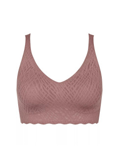 Dámská podprsenka ZERO Feel Bliss Bralette - BROWN - hnědá 1141 - SLOGGI