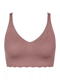 Dámská podprsenka ZERO Feel Bliss Bralette - BROWN - hnědá 1141 - SLOGGI