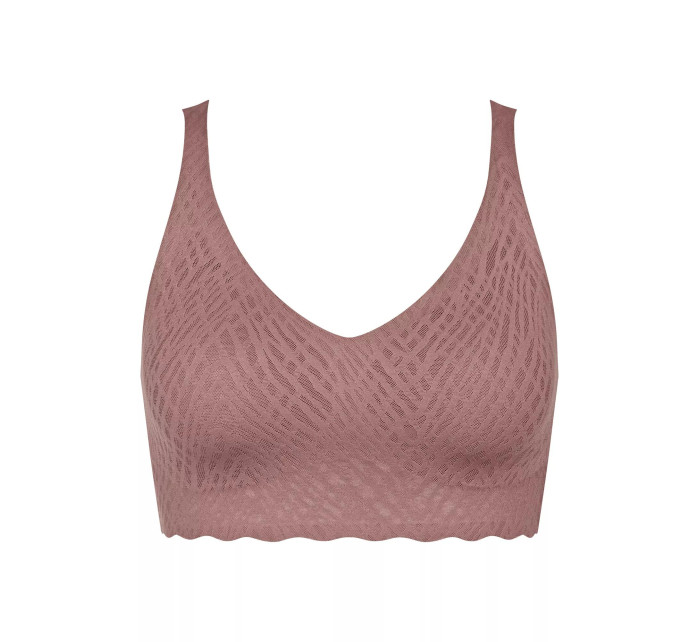 Dámská podprsenka ZERO Feel Bliss Bralette - BROWN - hnědá 1141 - SLOGGI