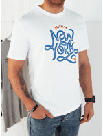 Pánské tričko s potiskem bílé Dstreet RX5369