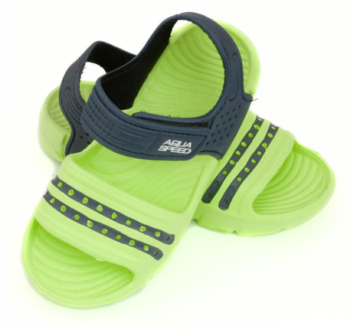 AQUA SPEED Bazénové pantofle Noli Green/Black