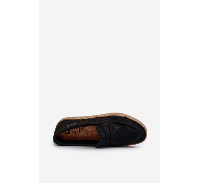 Pánské Eco Suede Espadrilky Big Star Black