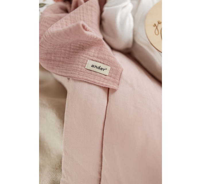 Ander Muslin Swaddle Elena Powder Pink