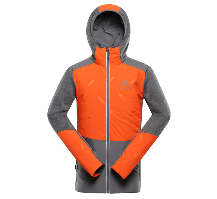 Pánská rychleschnoucí mikina ALPINE PRO GOMAR spicy orange