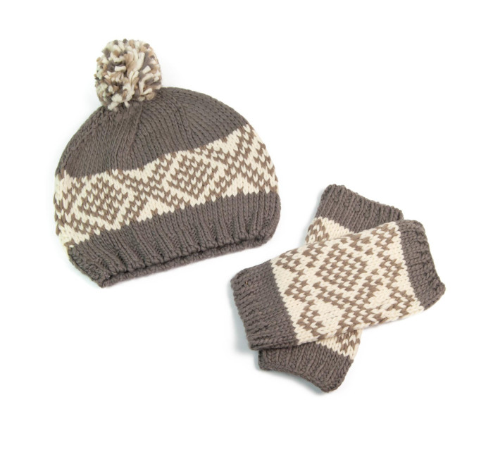 Art Of Polo Hat&Gloves Cz2600-3 Dark Beige