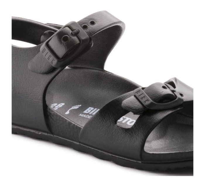 Birkenstock RIO KIDS EVA Black dětské sandály úzké (0126113)