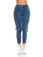 Trendy Highwaist Cargolook Jeans