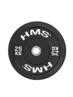 Olympijská deska HMS BLACK BUMPER 25 kg BBR25