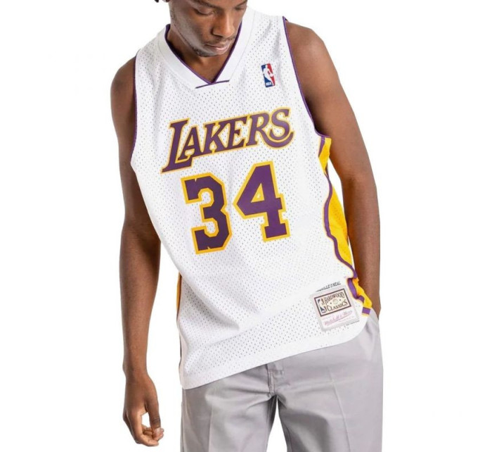 Mitchell & Ness Los Angeles Lakers NBA Shaquille O'Neal M Pánské tričko SMJY4442-LAL02SONWHIT