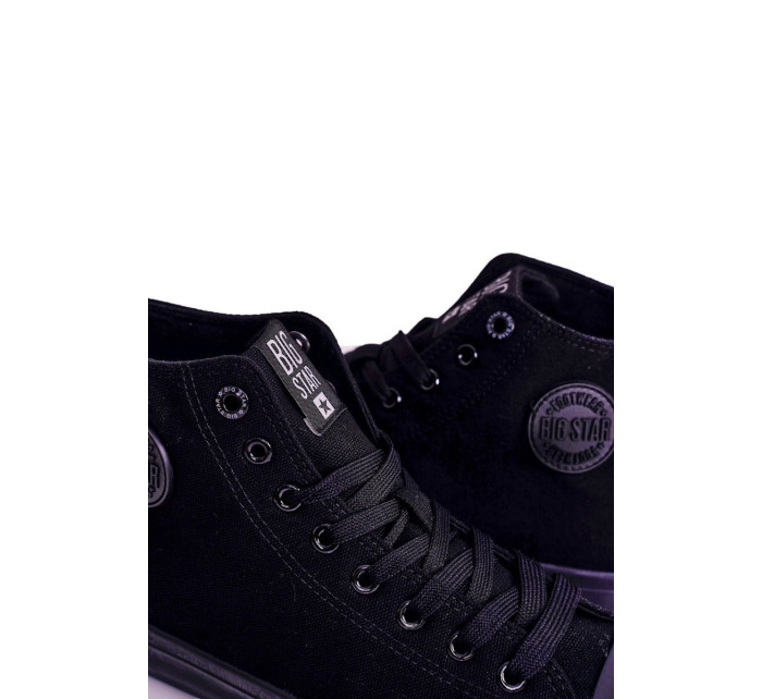 Men's Classic High Sneakers BIG STAR Black