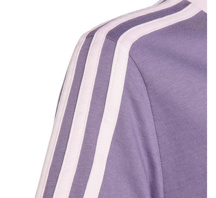 Adidas Essentials 3-Stripes Cotton Loose Fit Boyfriend Tee Jr IL3276 Tričko s pruhy