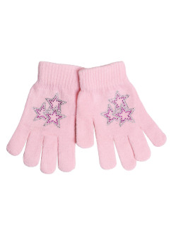 Yoclub Gloves RED-0216G-A250-002 Pink