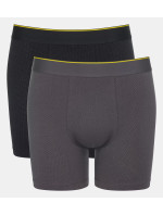 Pánské boxerky EVER Airy Short C2P - BLACK - černé M014 - SLOGGI