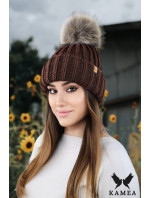 Hat model 19514584 Brown - Kamea