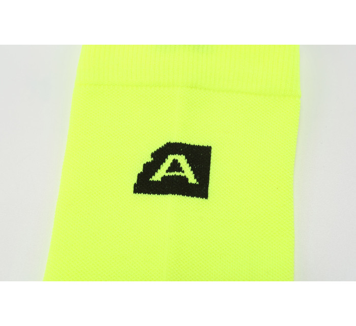 Unisex ponožky s antibakteriální úpravou ALPINE PRO COLO neon safety yellow