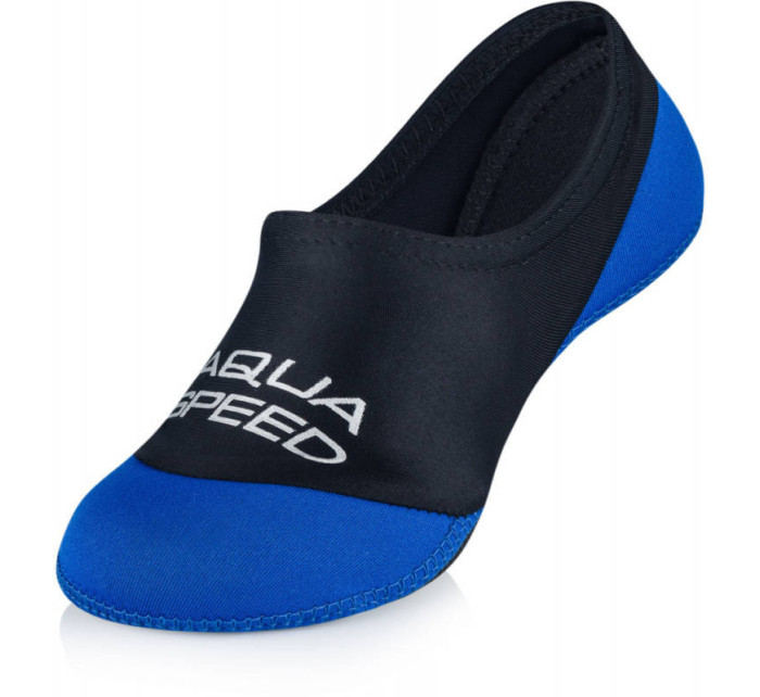 AQUA SPEED Ponožky na plavání Neo Black/Navy Blue Pattern 11