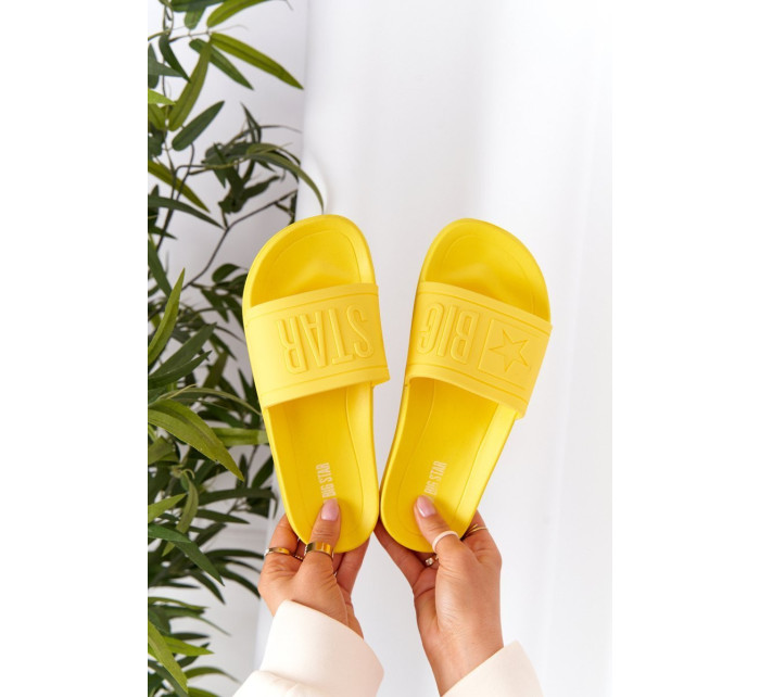 Women's Slippers Big Star HH274A040 Yellow