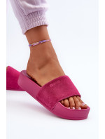 Dámské semišové model 20445844 na platformě Big Star Fuchsia - Big Star Shoes