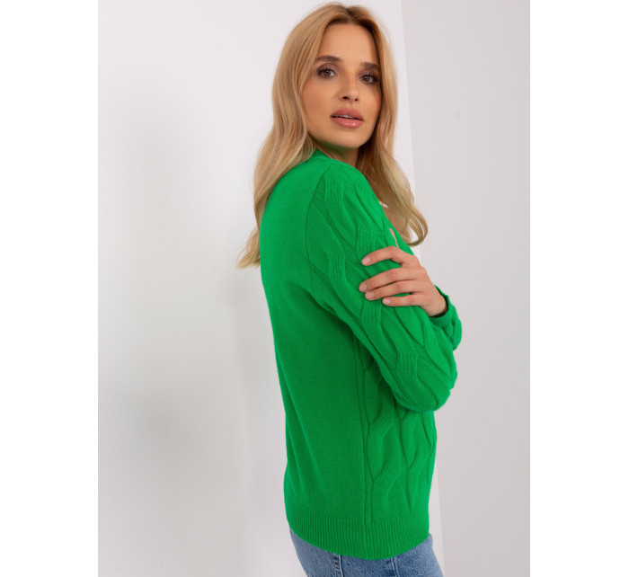 Sweter AT SW model 18955453 zielony - FPrice