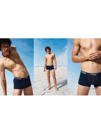 Pánské boxerky Start Hipster C2P box BLUE DARK COMBINATION   model 18540773 - Sloggi