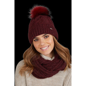 Hat model 19138599 Claret - Kamea