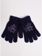 Yoclub Gloves RED-0216G-A250-003 Navy Blue