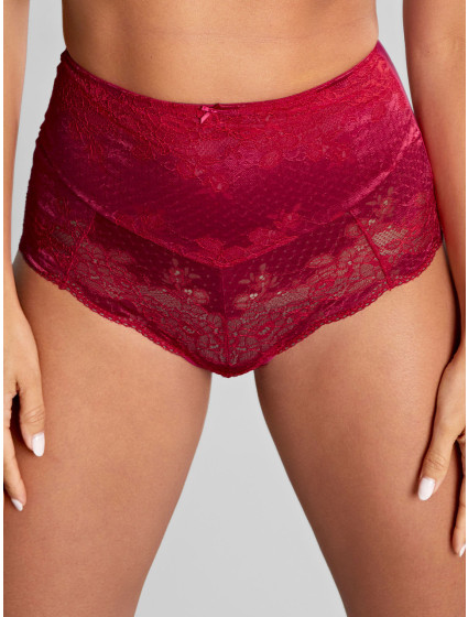 Panache Clara High Waist Brief orchid/red 7254