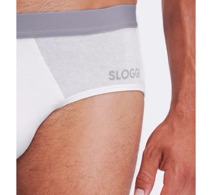 Pánské slipy GO ABC 2.0 Brief 2P - WHITE - bílé 0003 - SLOGGI