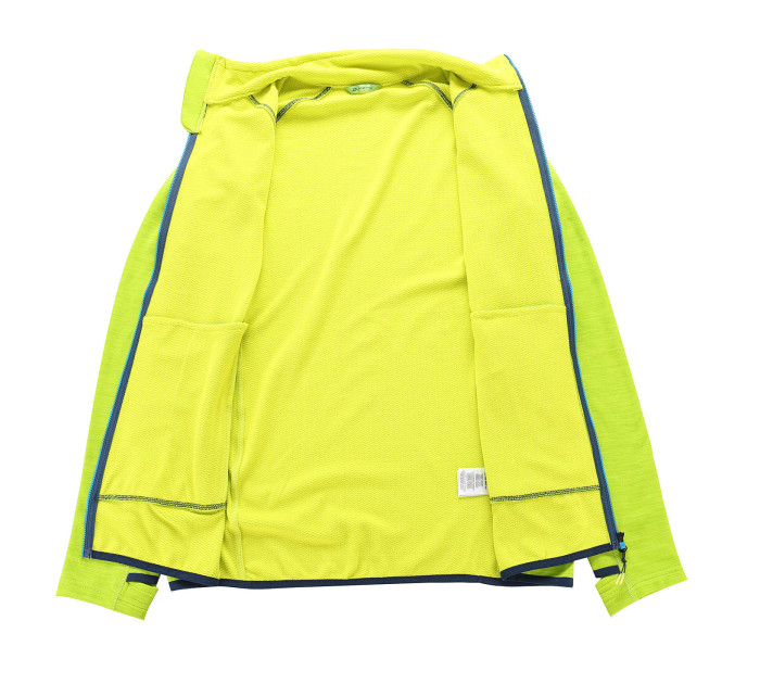 Pánská rychleschnoucí mikina ALPINE PRO ONNEC lime green