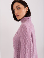 Sweter AT SW  jasny fioletowy model 20742425 - FPrice