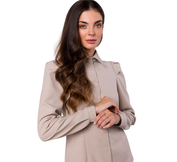 Košile BeWear B277 Beige