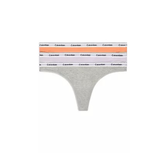 Dámské spodní prádlo THONG 3PK 000QD5209ENPA - Calvin Klein