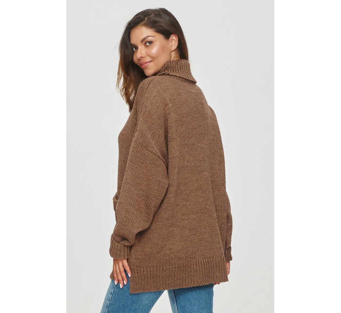 Sweater model 20679570 Brown - Makadamia