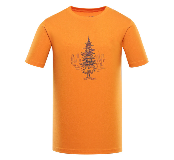 Pásnké triko z organické bavlny ALPINE PRO EKK russet orange varianta pb