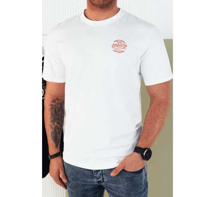 Pánské tričko s bílým potiskem Dstreet RX5415