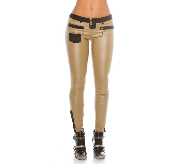 Sexy KouCla leather look pants with model 19595281 - Style fashion