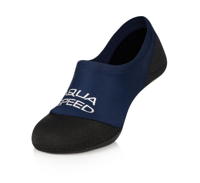 AQUA SPEED Ponožky na plavání Neo Navy Blue/Black Pattern 10