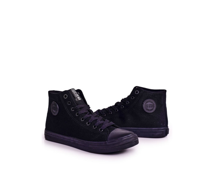 Men's Classic High Sneakers BIG STAR Black