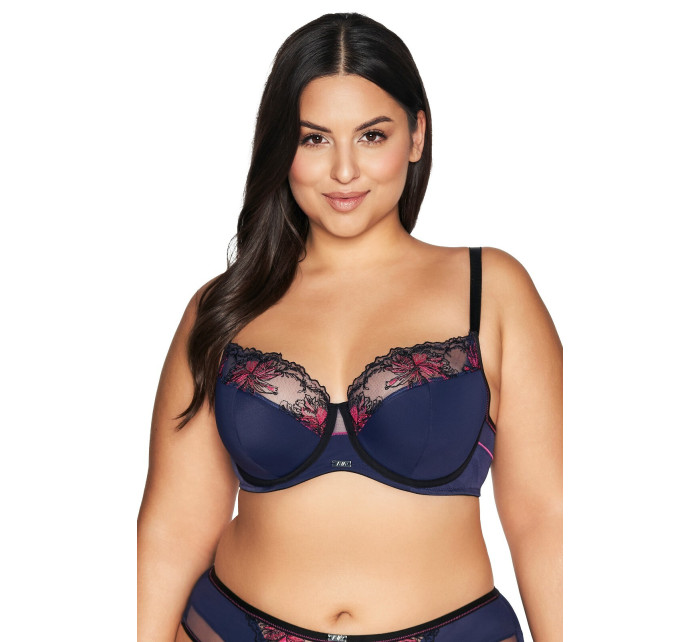 Polovyztužená dámská podprsenka semi soft model 20530414 Navy Blue - Ava