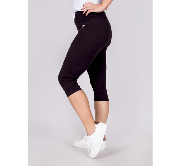 Yoclub Dámské capri legíny s vysokým pasem ULD-0010K-3400 Black