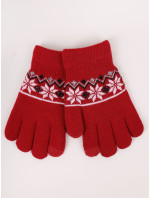 Yoclub Gloves RED-0019G-A25C Red