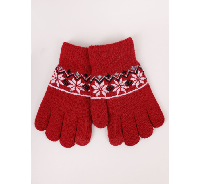 Yoclub Gloves RED-0019G-A25C Red