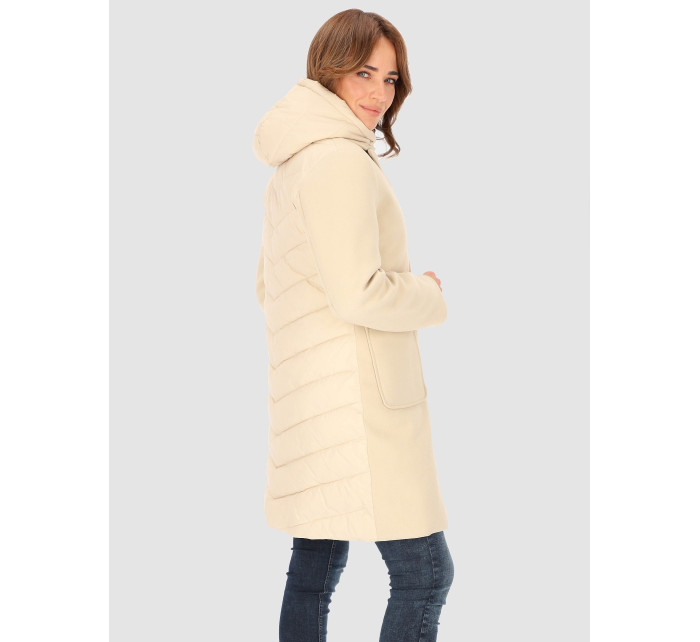 PERSO Coat BLH234040F Béžová barva