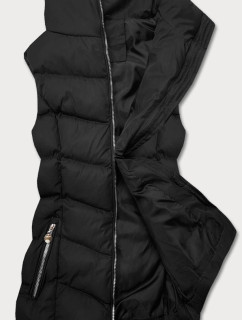 Černá péřová dámská vesta model 17658253 - J.STYLE