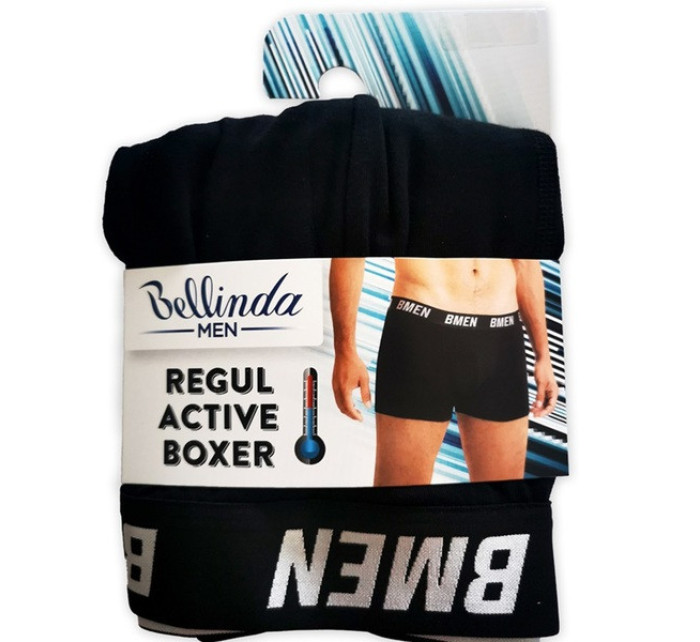 Pánské boxerky s termoregulací REGUL ACTIVE BOXER - BELLINDA - černá